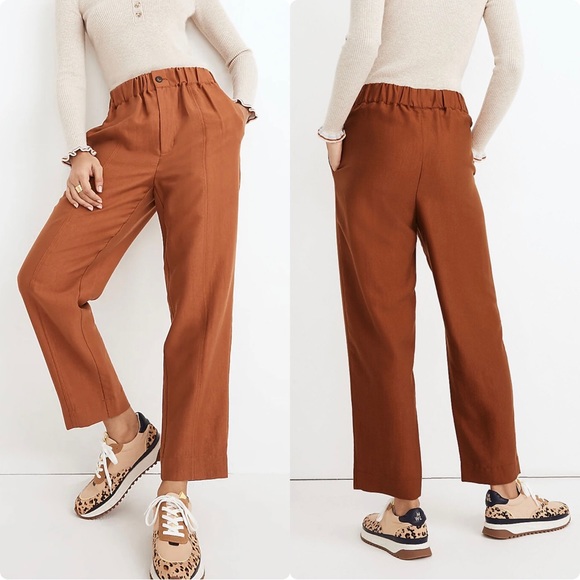 Madewell Pants - Madewell Women’s Tapered Huston Pull-On Crop Pants XL